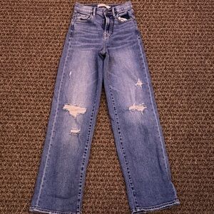 Classic Blue Straight Leg Women's Jeans